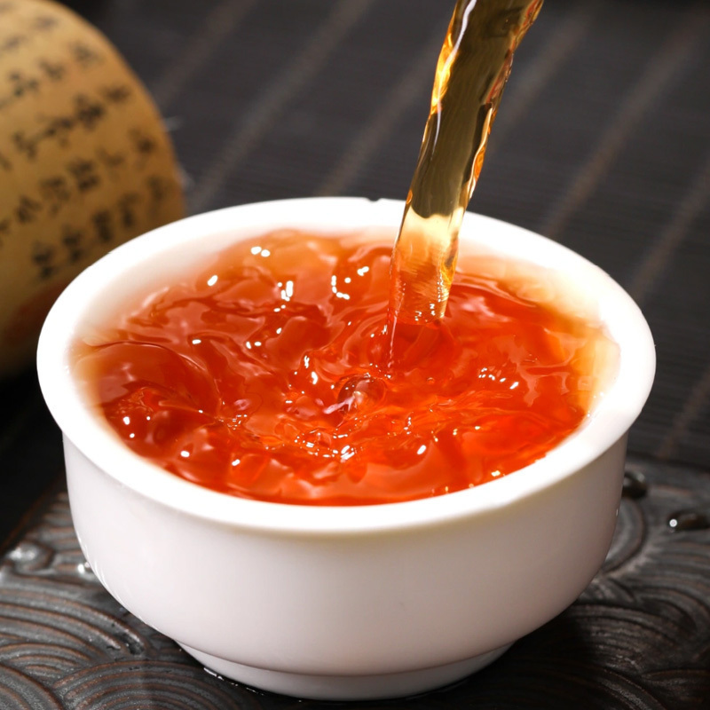 花祈鸿运 红茶正山小种250克罐高清大图