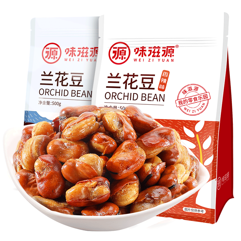 ZHMD味滋源 兰花豆500g牛肉味
