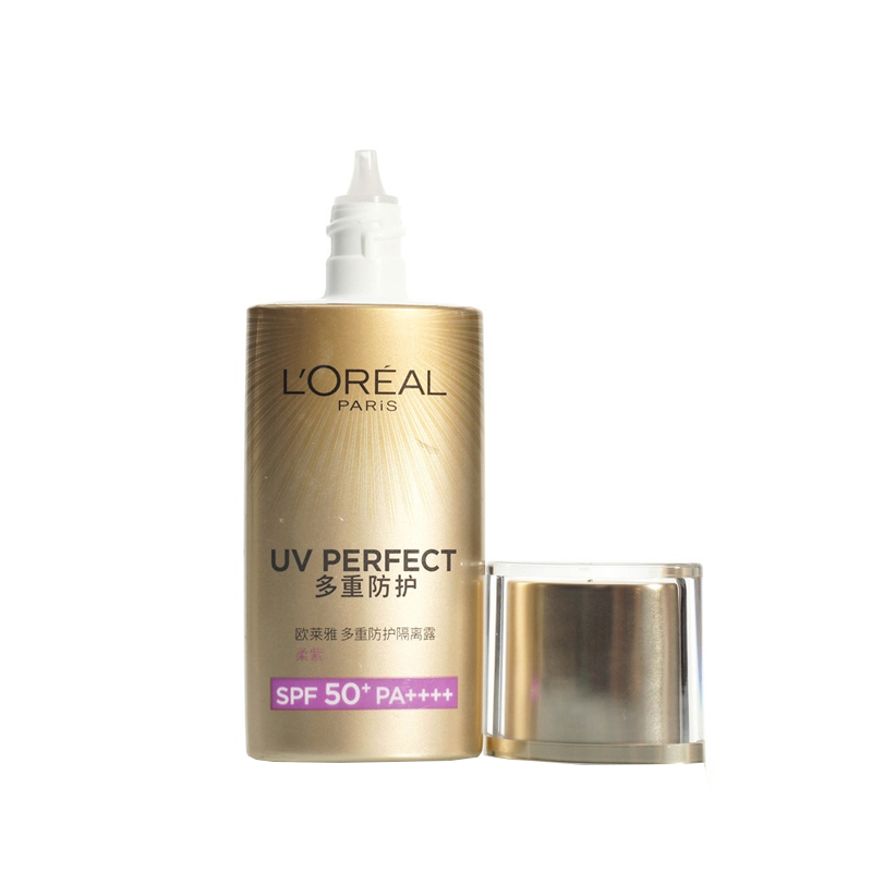 欧莱雅(L’OREAL)新多重防护隔离露 美颜柔紫40ml SPF50+ PA++++(不致痘)