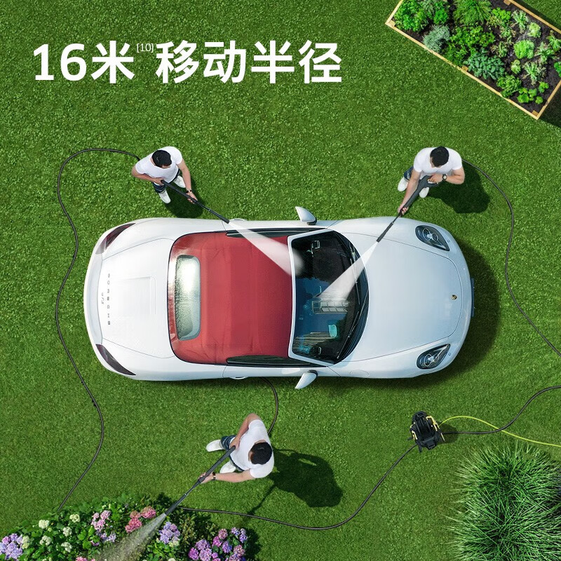 卡赫(KARCHER) 德国卡赫高压洗车机K4S家用洗车高压喷水水枪水冷感应庭院清洗机高清大图