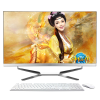 世纪之星 24英寸曲面一体机电脑窄边框 酷睿i5/GTX750独显/8GB内存/256GB固态SSD 高性能家用办公娱乐游戏学生台式一体机电脑 台式机 电脑一体机 内置无线WIFI