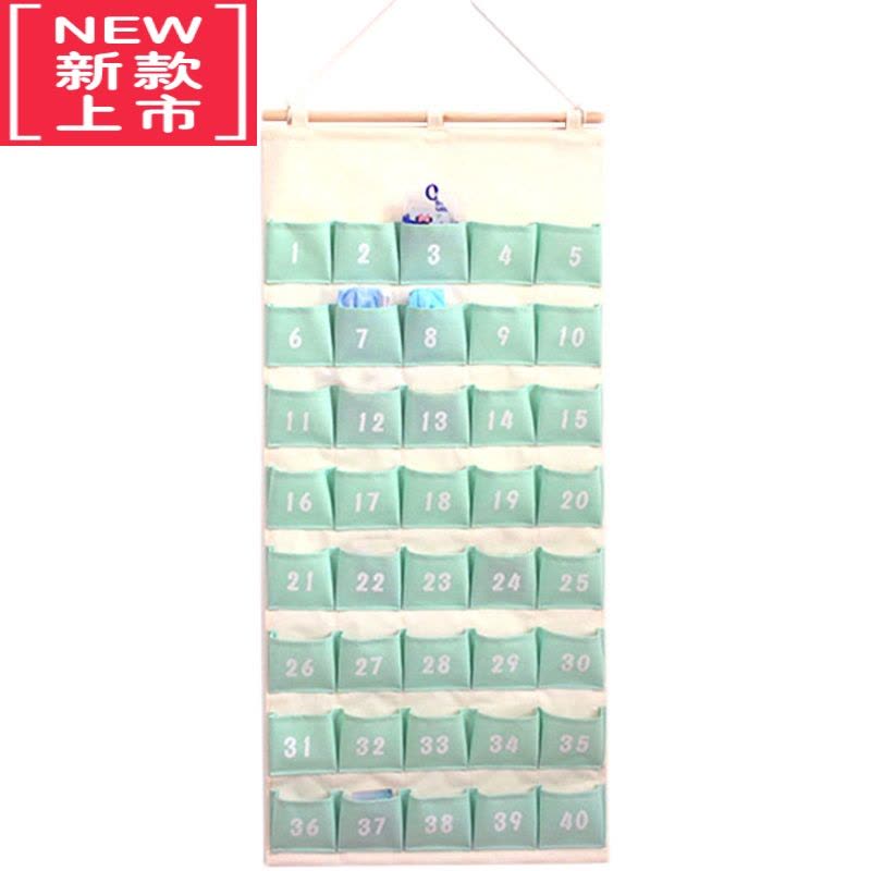 可莉允幼儿园接送卡收纳袋小闪卡收纳挂袋挂兜防水晨检卡卡片墙面布艺格图片