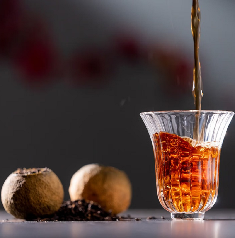 雍双堂 中国色故宫美文创礼盒 生晒新会小青柑熟普洱茶年货礼盒 180克 夏陈香 ZGS-5006高清大图