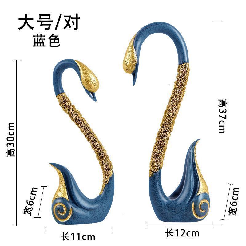 美帮汇欧式天鹅摆件创意客厅酒柜工艺品家居客厅装饰品结婚复古摆设图片