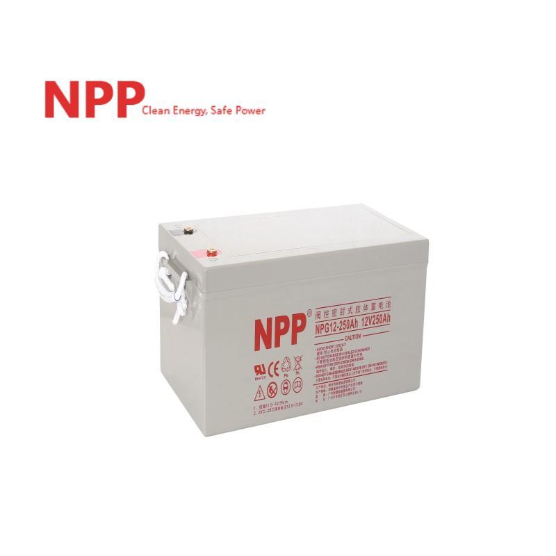 NPP蓄电池NPG12-250Ah 12V250Ah高清大图