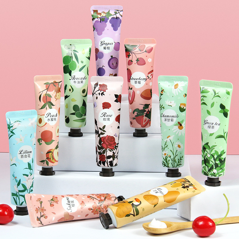 [2支装]金妮雅花果香护手霜30g/支滋润保湿 发货型号随机高清大图