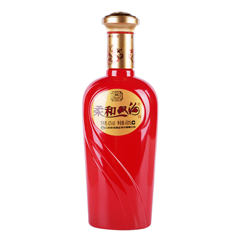 双沟 柔和双沟红精品系列 42度450ml 浓香型白酒