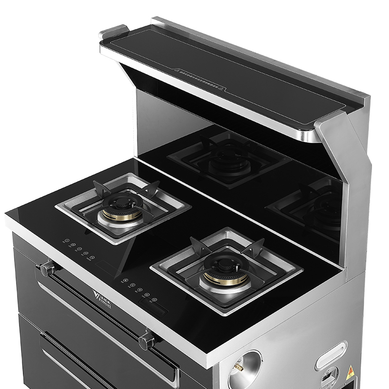 汉诺威智能烟灶消集成灶v95左右定时自动清洗恒温台