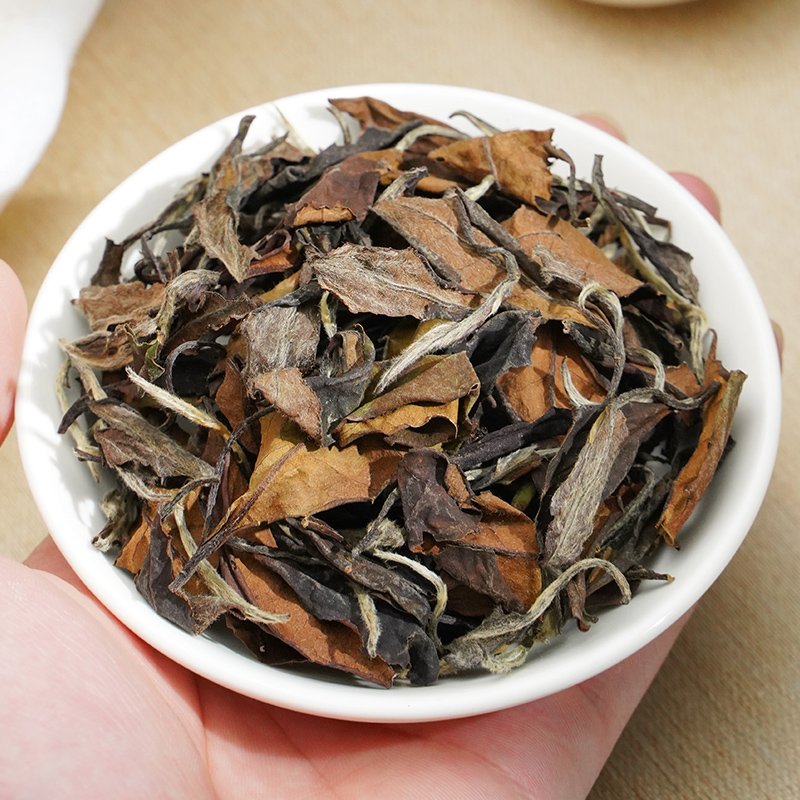 福鼎白茶枣香老寿眉太姥山陈年老白茶高山茶叶白牡丹花香散茶500g高清大图