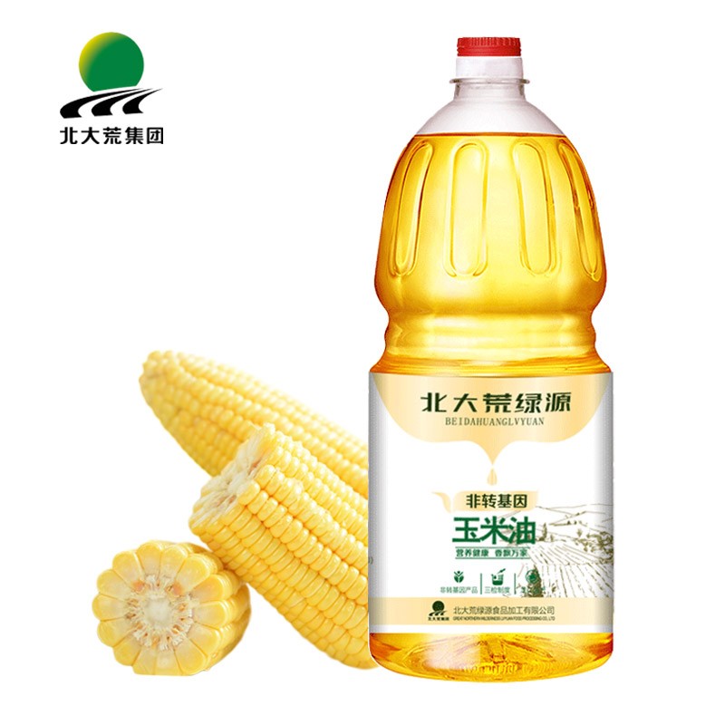 苏宁宜品推荐 北大荒绿源玉米油1.8升植物油