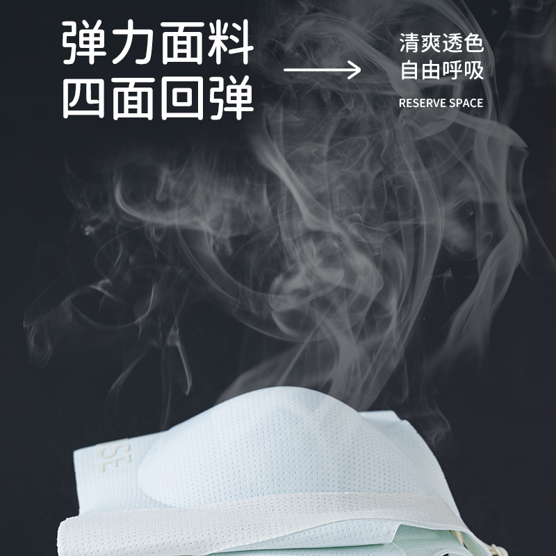 猫人少女内衣初高中学生二三阶段运动防震薄款透气固定杯背心文胸高清大图
