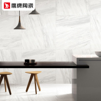 鹰牌 客厅瓷砖地砖800x800 全抛釉 地板砖 瓷砖墙砖 珍珠白