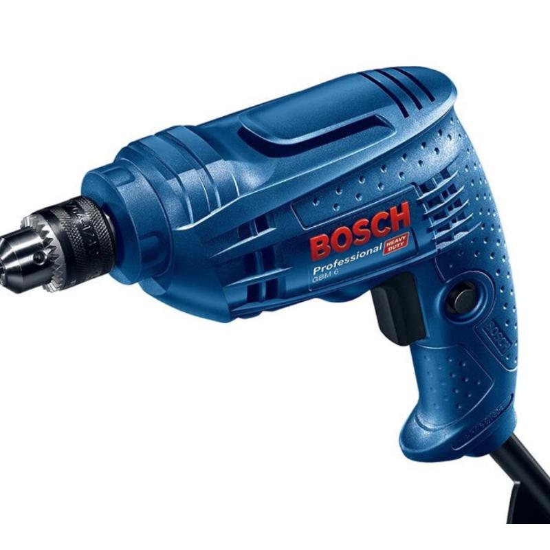 博世(BOSCH)手电钻电动螺丝刀手枪钻 插电式 正反转无级变速 工业级 GBM6RE[带调速正反转]