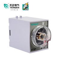 天正电气 ST3P 导轨安装式 220VAC 5A (0.1…1)s/10s/60s/6min 2C/O时间继电器