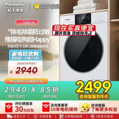 松下洗衣机XQG100-F2A1