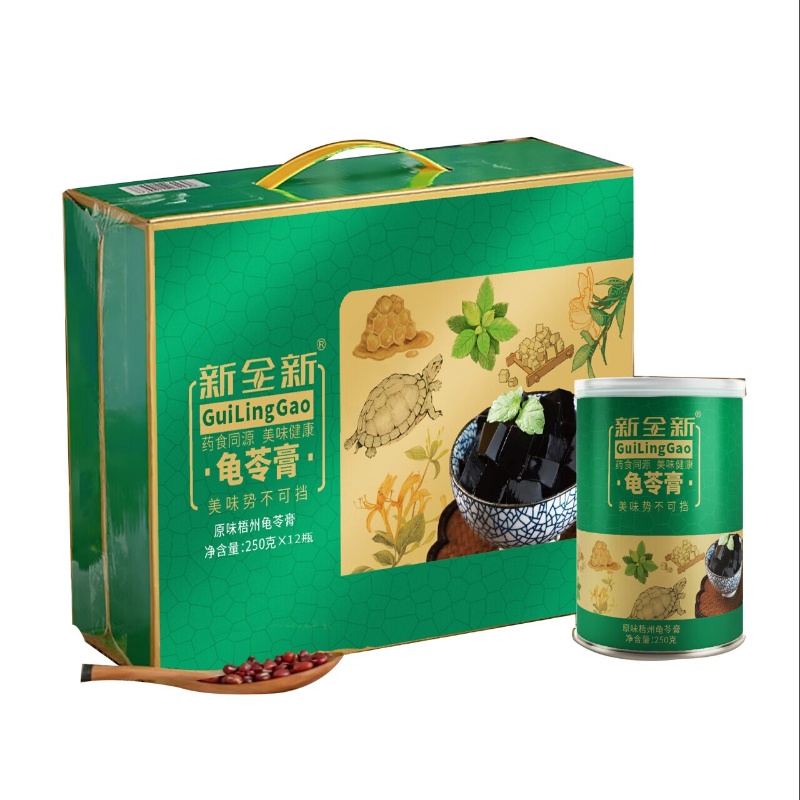 龟苓膏250克*12瓶/盒高清大图