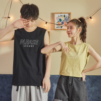 [1折价19.9元叠加优惠券]唐狮夏季新款情侣背心男韩版无袖T恤潮流宽松外穿坎肩女in潮