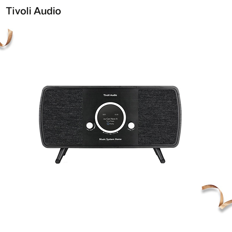 Tivoli Audio 流金岁月 MSYH HOME 智能wifi立体声无线蓝牙音箱多媒体收音机黑木色