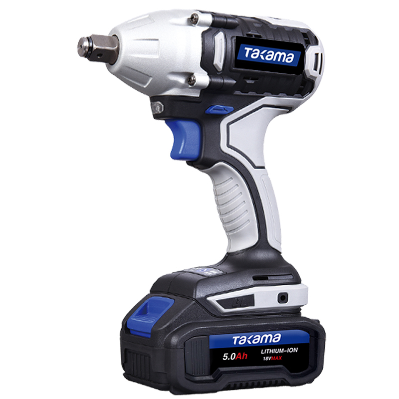 高松takama 充电电动扳手高扭矩冲击扳手18V1/2"（工业级） 1台 834082（4.0A一电一充） 834082（4.0A一电一充）