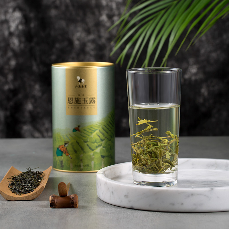 [2021新茶]八马茶叶 春茶 湖北恩施玉露绿茶茶叶 罐装125g