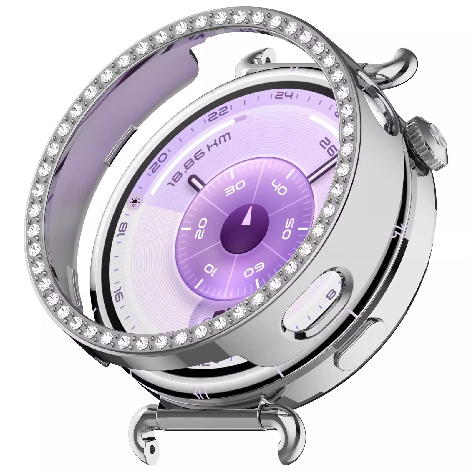 适用于华为gt6镶钻保护壳华为watchgt6手表保护套gt6边框壳一体防摔新款41mm智能手表屏幕全覆盖3264高清大图