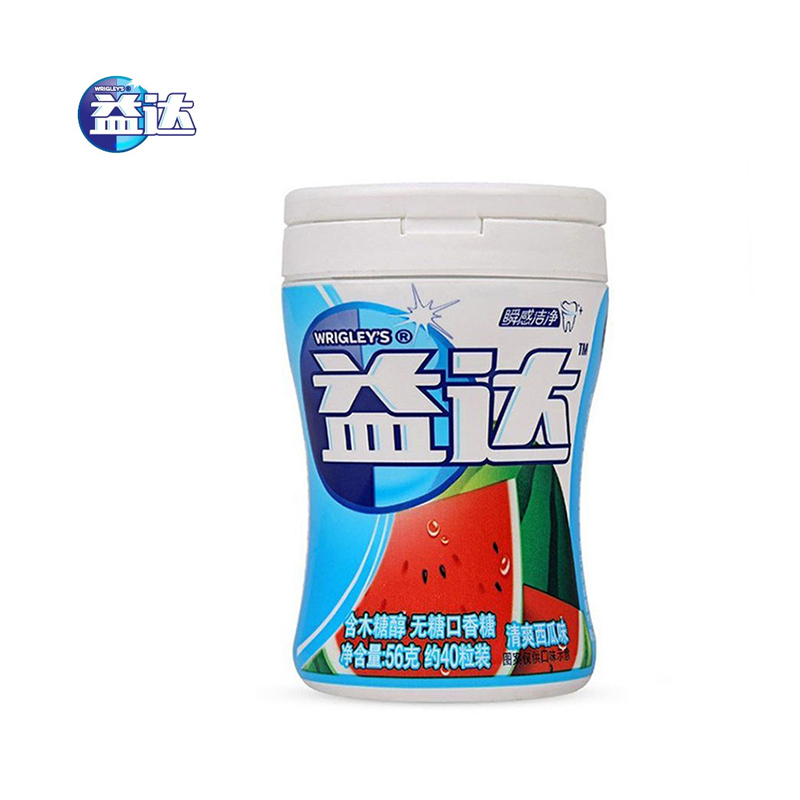 益达木糖醇清爽西瓜味56g*2箭牌多口味清凉口香糖