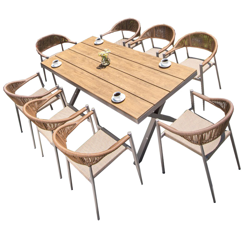 翼澜 露天桌椅 2.2m 套高清大图