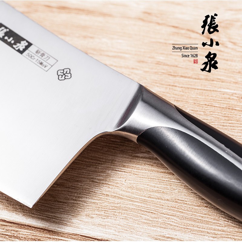 张小泉(Zhang Xiao Quan) 斩骨刀 D1052130启航175mm 钼钒不锈钢 重型斩骨切菜刀具