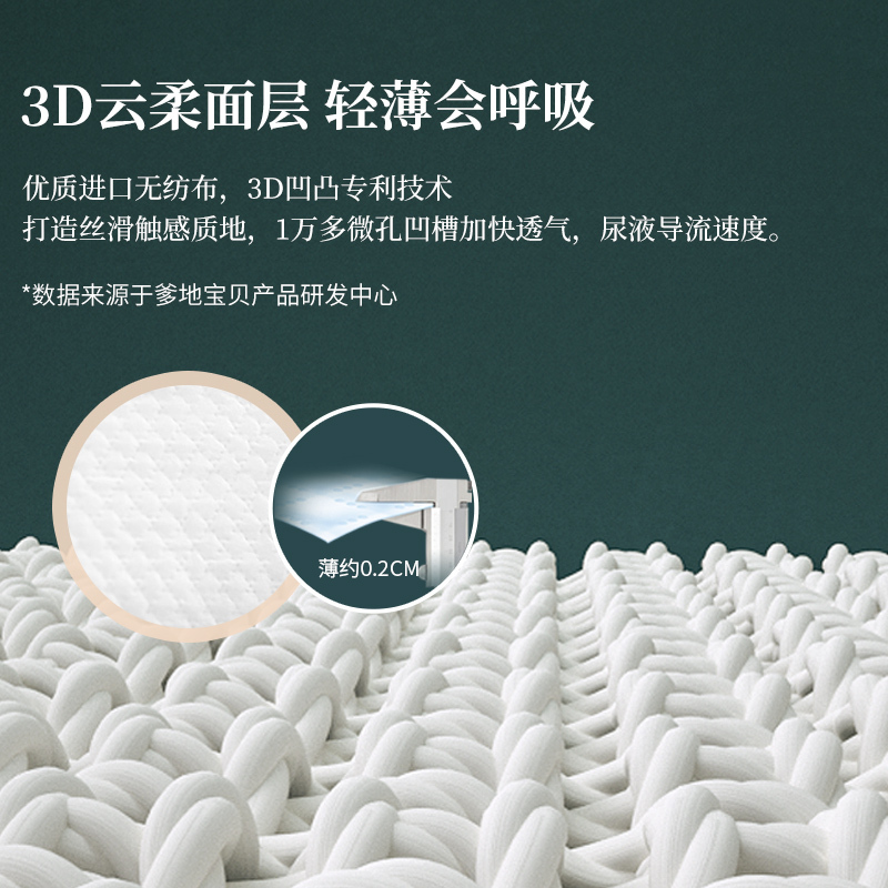 爹地宝贝(DADDY BABY)君子男宝 成长裤/拉拉裤 中码M60片(4kg-8kg) 定点吸收