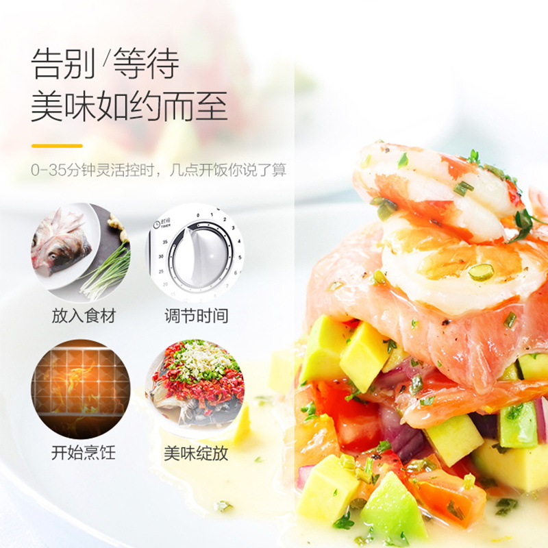 美的(Midea)微波炉 20L家用小型 360°转盘加热旋钮操控 易洁内胆 侧开门(M1-L213B)高清大图
