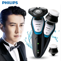 飞利浦(Philips)电动剃须刀S5090/58充电式多功能三刀头配洁面刷全身水洗刮胡须刀