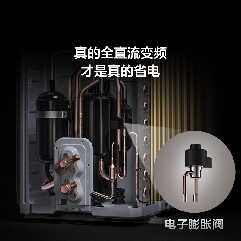 TCL空调真省电KFR-35GW/JV1Ga+B1 大1.5匹 新一级能效全直流变频壁挂式家用卧室超大循环风量高清大图