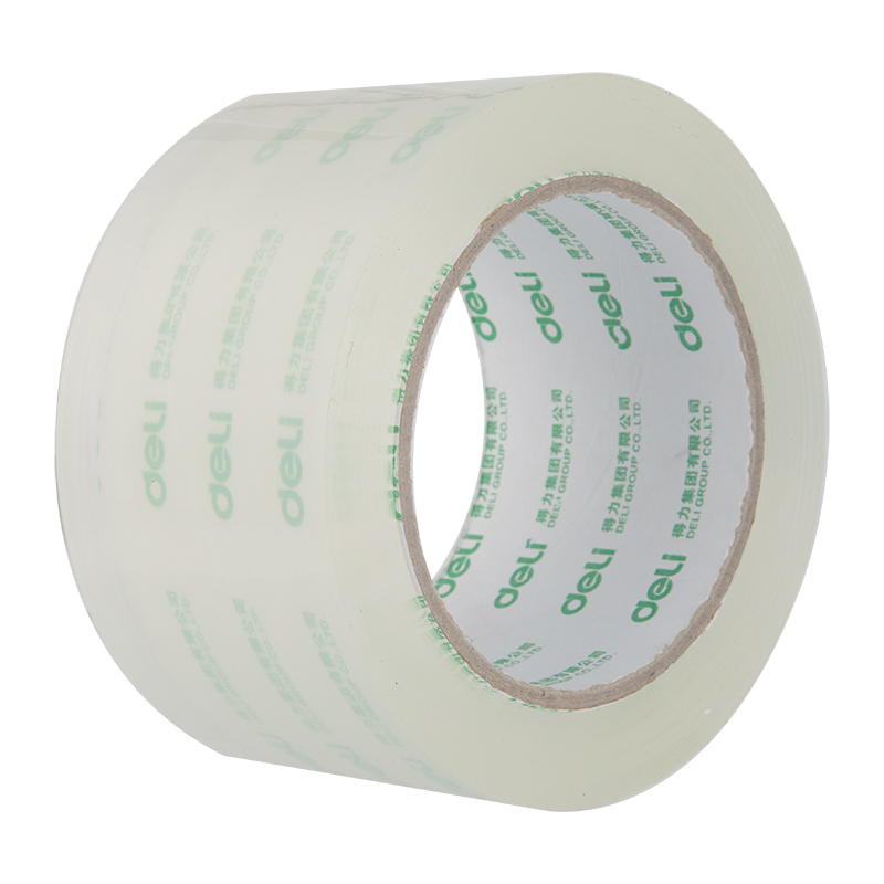得力(deli)高透明封箱胶带大卷宽胶带胶布 60mm*100y 30325 1个装