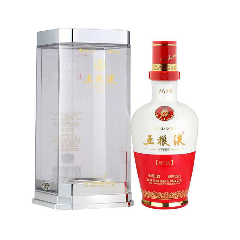 五粮液1618 珍酿52度3L 单瓶装浓香型白酒【价格图片品牌报价
