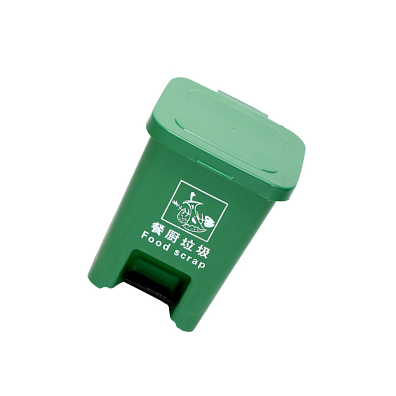苏识 YJ-A075 15升 分类脚踏垃圾桶 (计价单位:个) 绿色高清大图