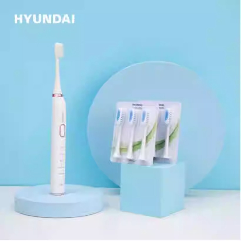 HYUNDAI现代 智能声波电动牙刷&迷你剃须刀 商务礼盒套装 YT805高清大图