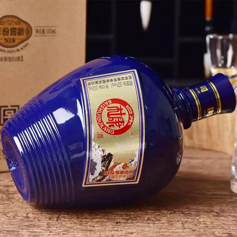 [6瓶整箱]白水杜康酒纯粮食正品礼盒白酒52度 c