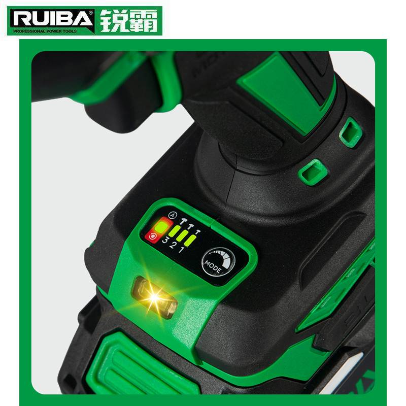 锐霸 21V锂电无刷冲击扳手 RB-809ST 650N.m 双电4.0AH 台高清大图