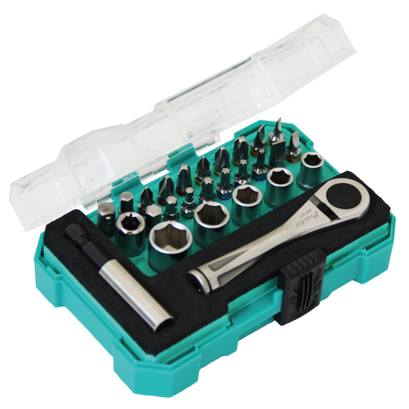 宝工 Pro’sKit SD-2318M 27PCS 棘轮套筒起子组