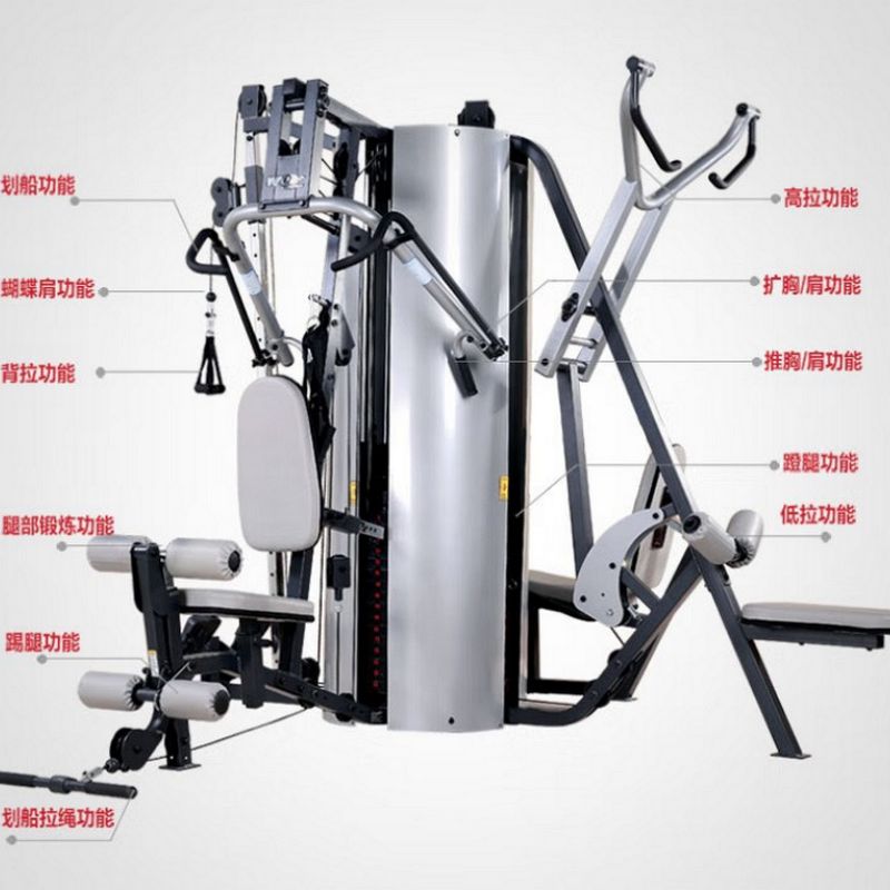 万年青室内健身器材豪华五站综合训练器WNQ-518BK(XY)单位:台货期:7-10日高清大图