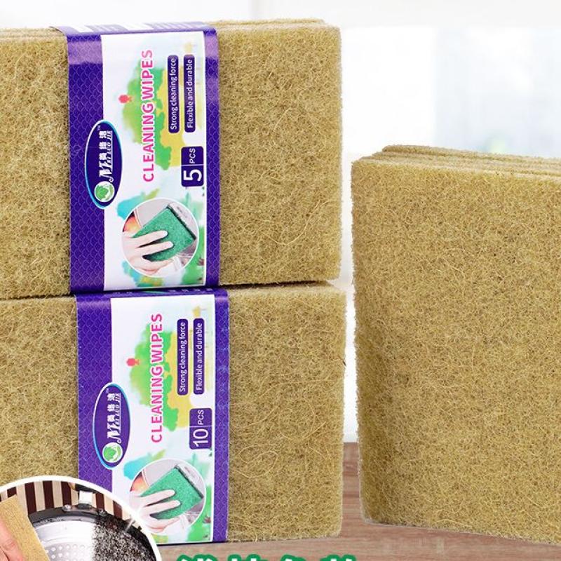 新品剑麻百洁布植物纤维清洁布日用百货家务清洁刷居家日用套装-剑麻百洁布-5片