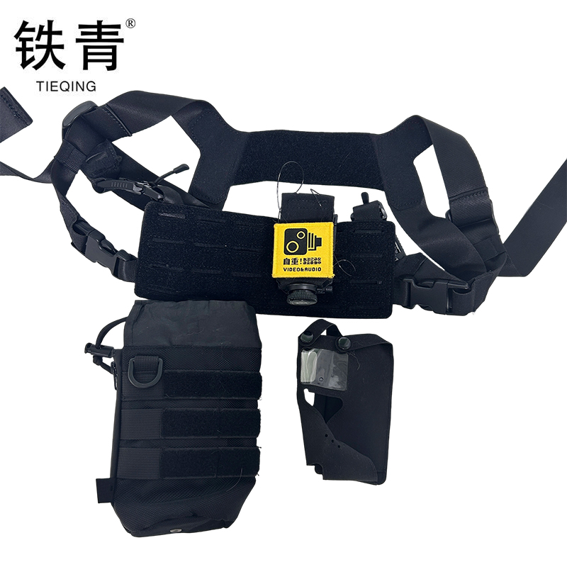 铁青对讲机执法记录仪电子设备收纳包CC9 个高清大图