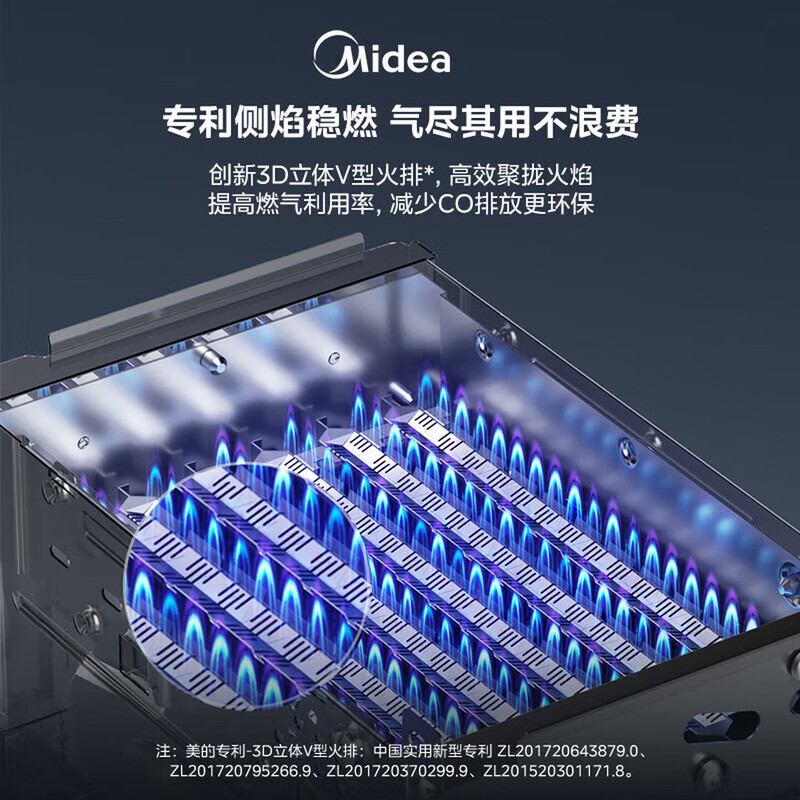 美的(Midea)燃气热水器14升变频恒温节能省气 双重防冻 水气双调 JSQ27-HWA Pro 天然气高清大图