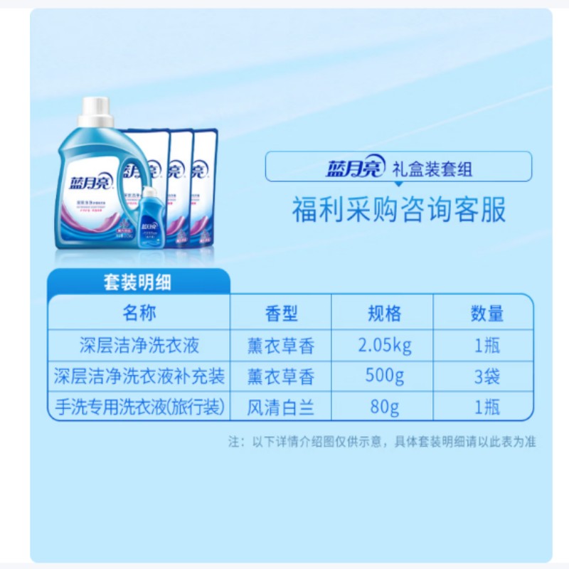蓝月亮洗衣液深层洁净护色配方持久留香易漂洗温和不伤手高清大图