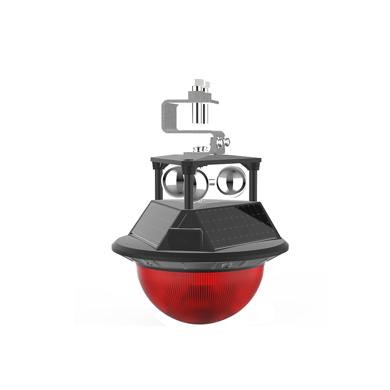 晫安联 ZX3002A DC3.7V 2W IP66 0.5Hz LED 太阳能防外破警示灯 ( 计价单位:盏 )红色 红色