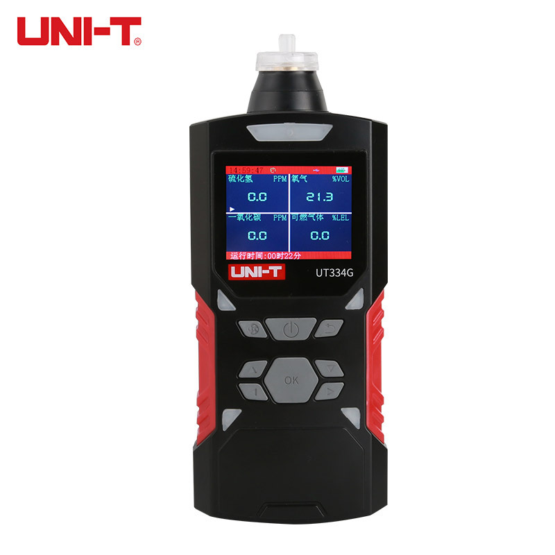 优利德(UNI-T)泵吸式四合一气体检测仪UT334G+