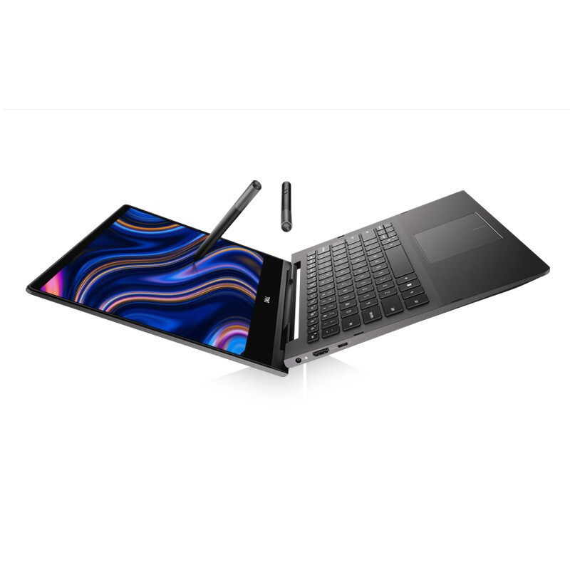 戴尔(DELL) 魔方13MF-8505TB 13.3英寸 翻转触控二合一笔记本电脑(i5-11135G7 8G内存 512G固态 win10) 黑
