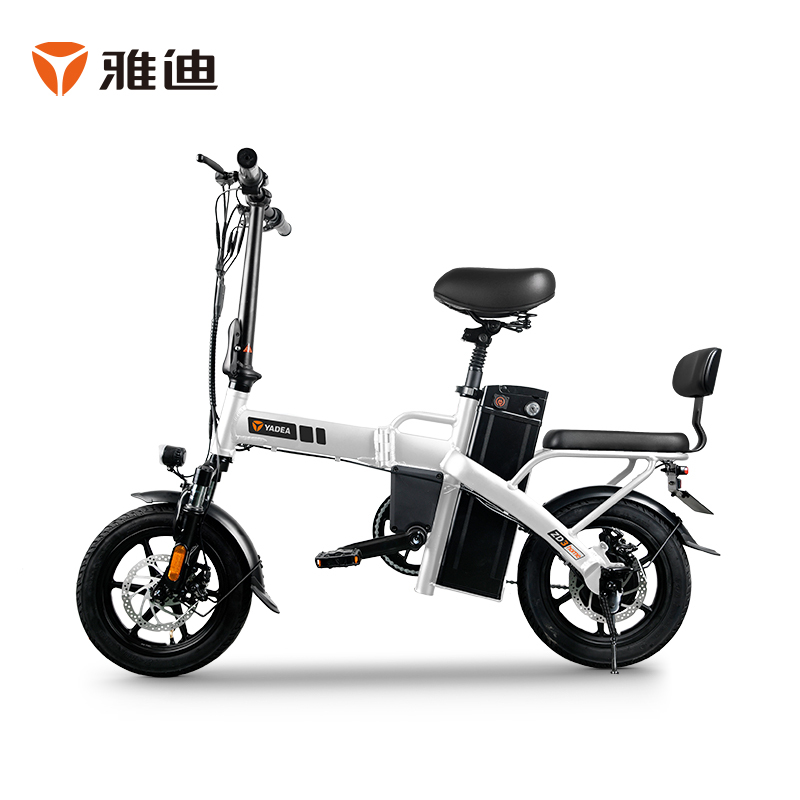 雅迪(yadea)新款zd3代驾折叠电动自行车锂电成人男女超轻小型便携迷你