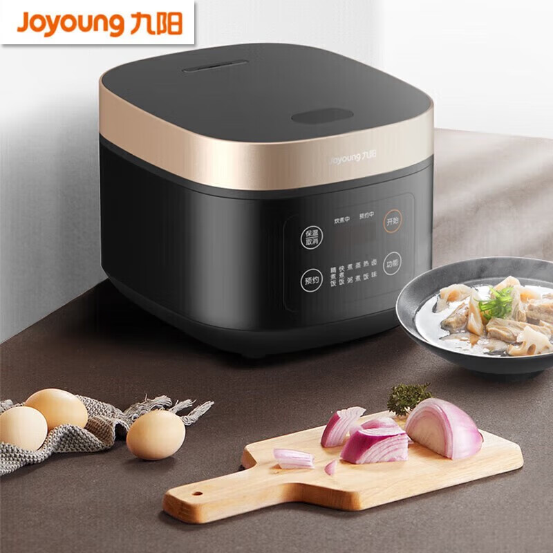 九阳(Joyoung) F40FZ-F531(B) 电饭锅铜釜内胆 智能预约多功能大功率4L电饭煲高清大图