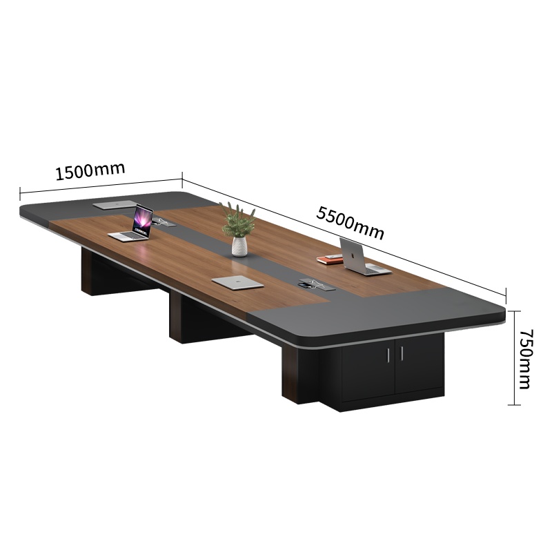 豫龙都会议桌5.5m张高清大图